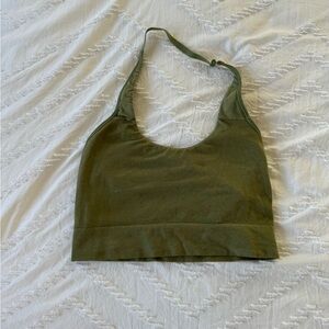Green Halter Top